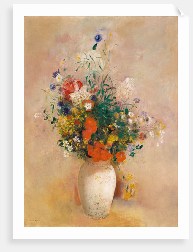 Vase of Flowers c.1906 by Odilon Redon