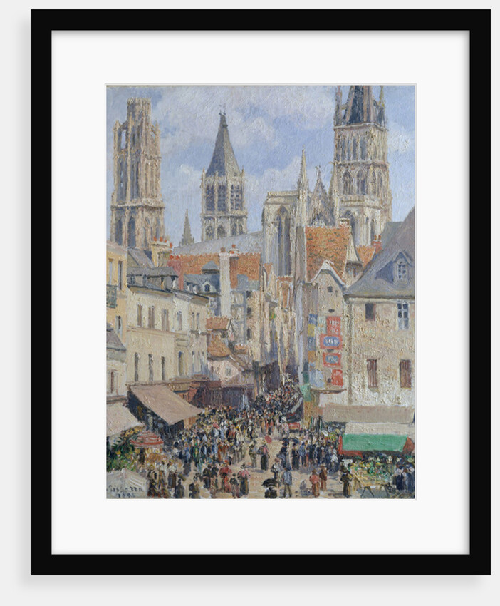 Rue de l'Épicerie, Rouen, 1898 by Camille Pissarro