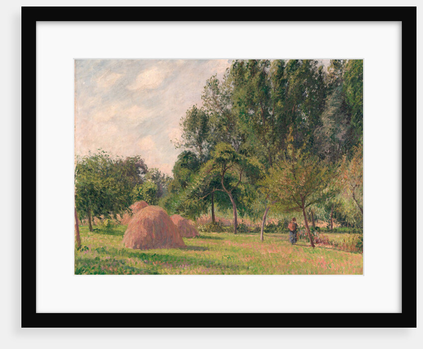 Haystacks, Morning, Éragny, 1899 by Camille Pissarro