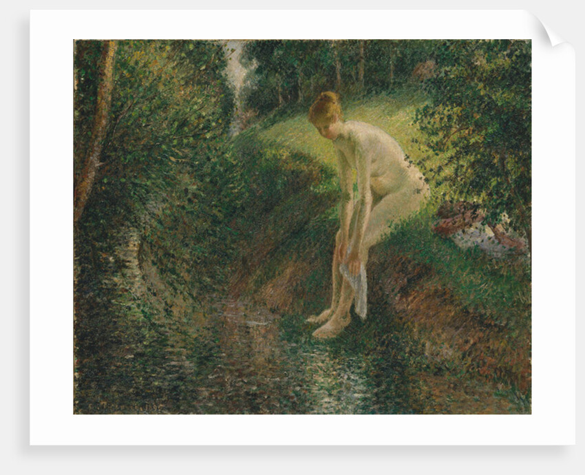 Bather in the Woods, 1895 by Camille Pissarro