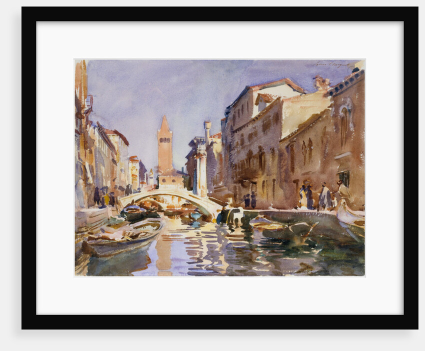 Venetian Canal, 1913 by John Singer Sargent