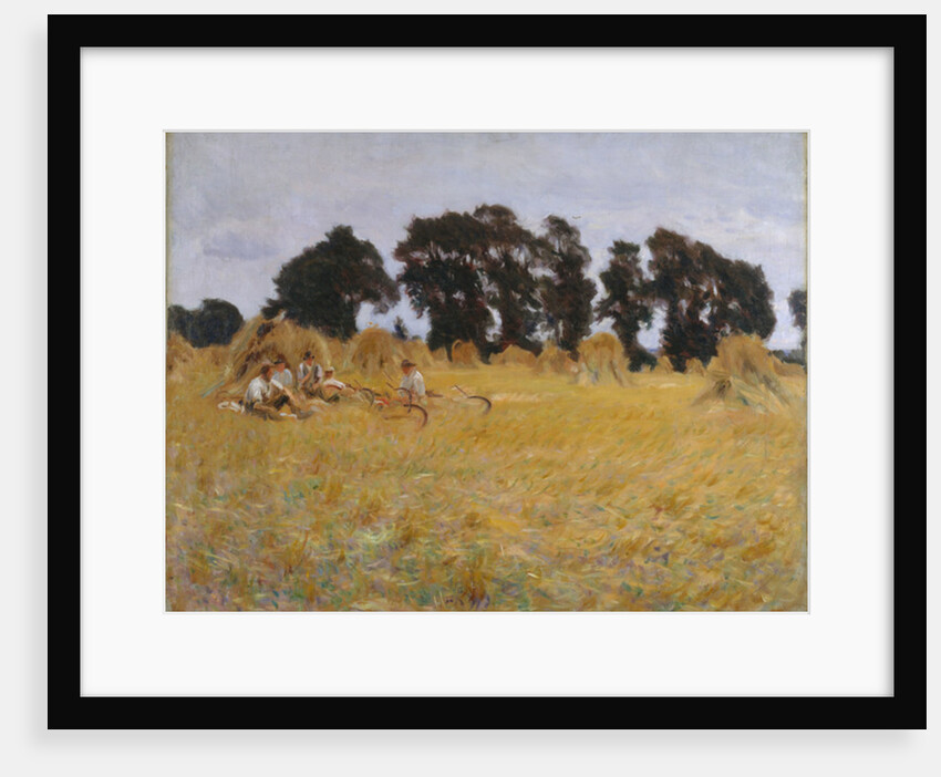 Reapers Resting in a Wheat Field, 1885 by John Singer Sargent