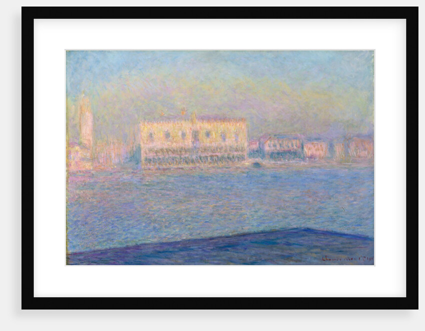 The Doge's Palace Seen from San Giorgio Maggiore, 1908 by Claude Monet