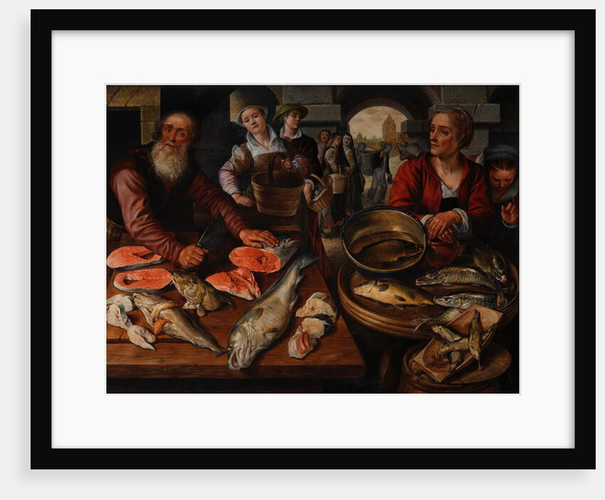 Fish Market, 1568 by Joachim Beuckelaer or Bueckelaer