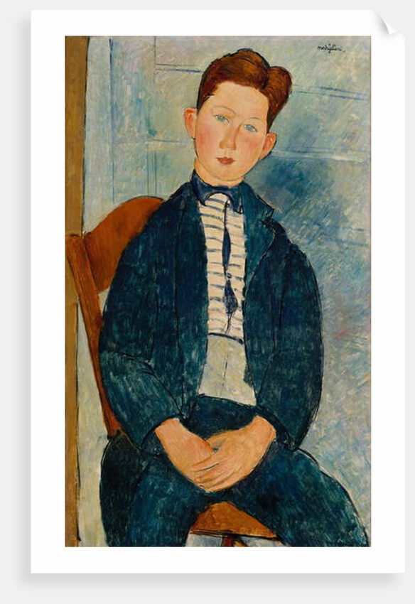 Boy in a Striped Sweater, 1918 by Amedeo Modigliani