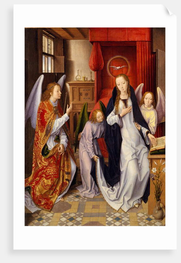 The Annunciation, 1480-89 by Hans Memling