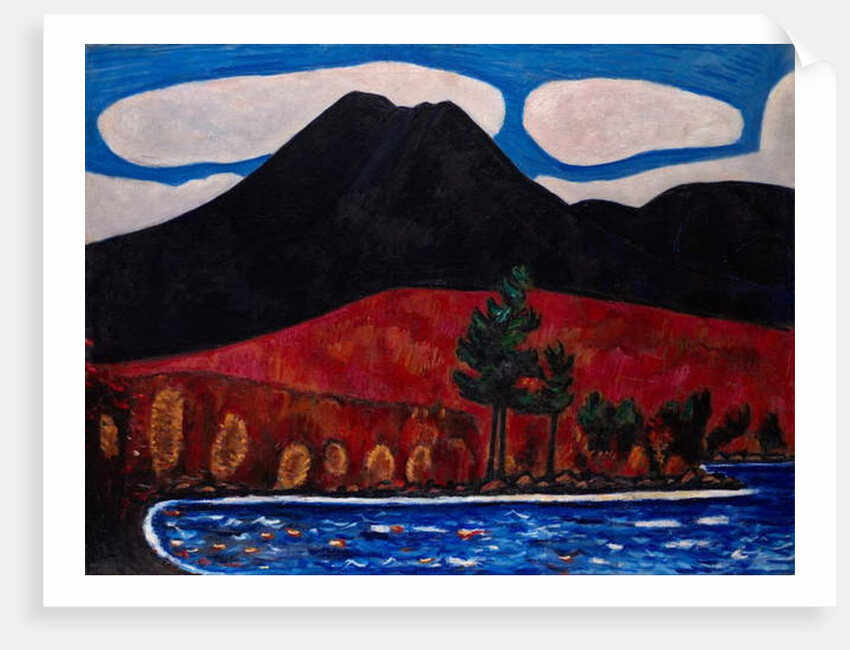Mt. Katahdin, Autumn #2, 1939-40 by Marsden Hartley