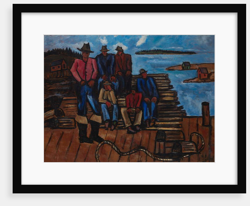 Lobster Fishermen, 1940-41 by Marsden Hartley