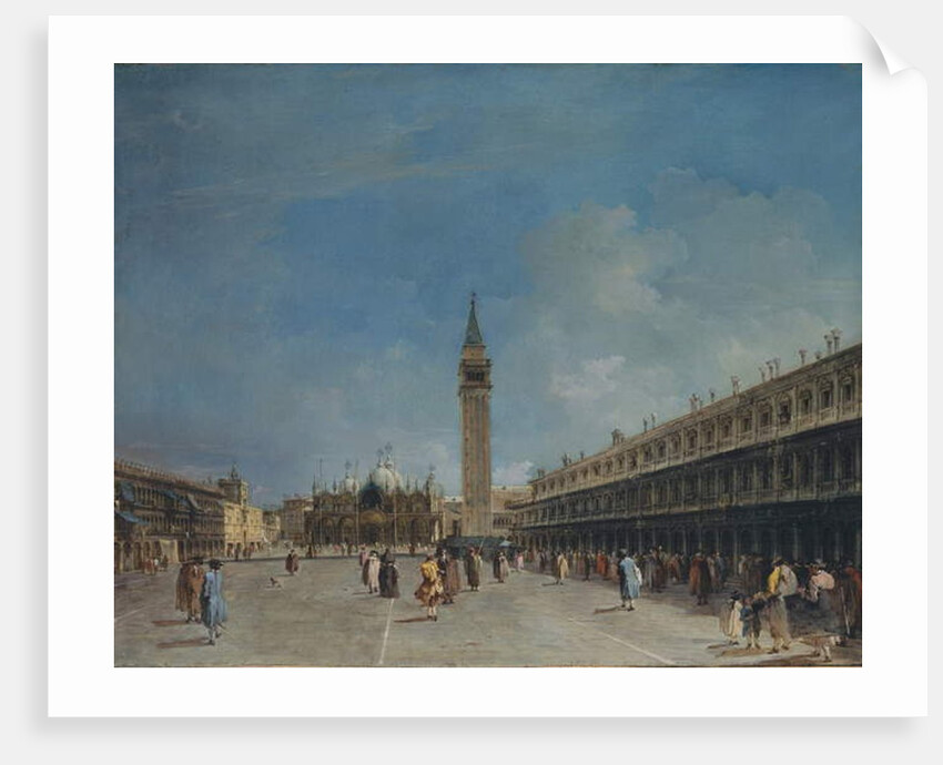 Piazza San Marco, 1760 by Francesco Guardi