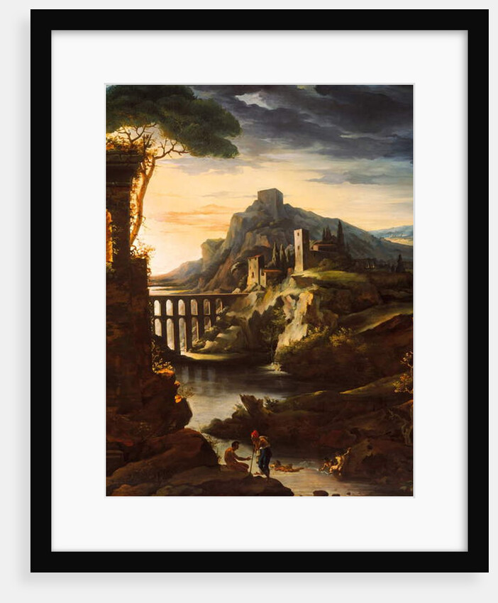 Evening: Landscape with an Aqueduct, 1818 by Theodore Gericault