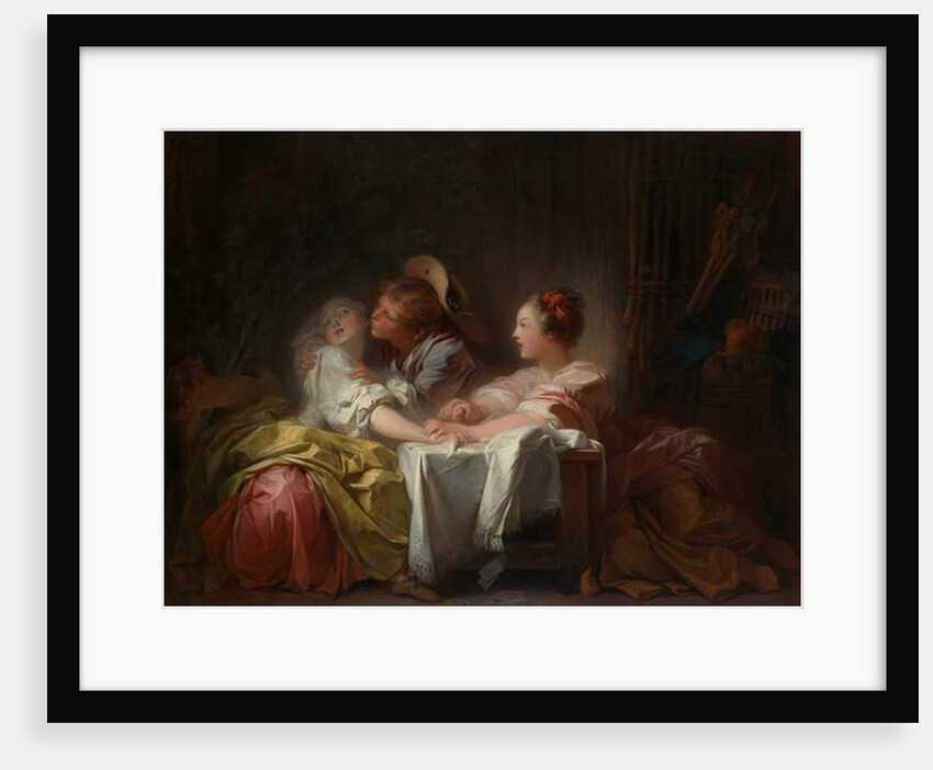The Stolen Kiss, c.1760 by Jean-Honore Fragonard