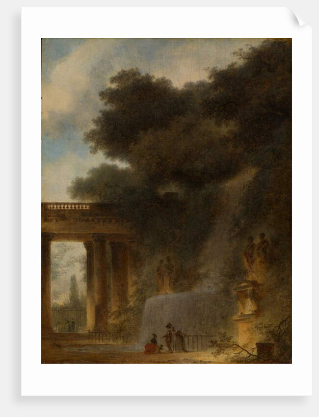 The Cascade, c.1775 by Jean-Honore Fragonard