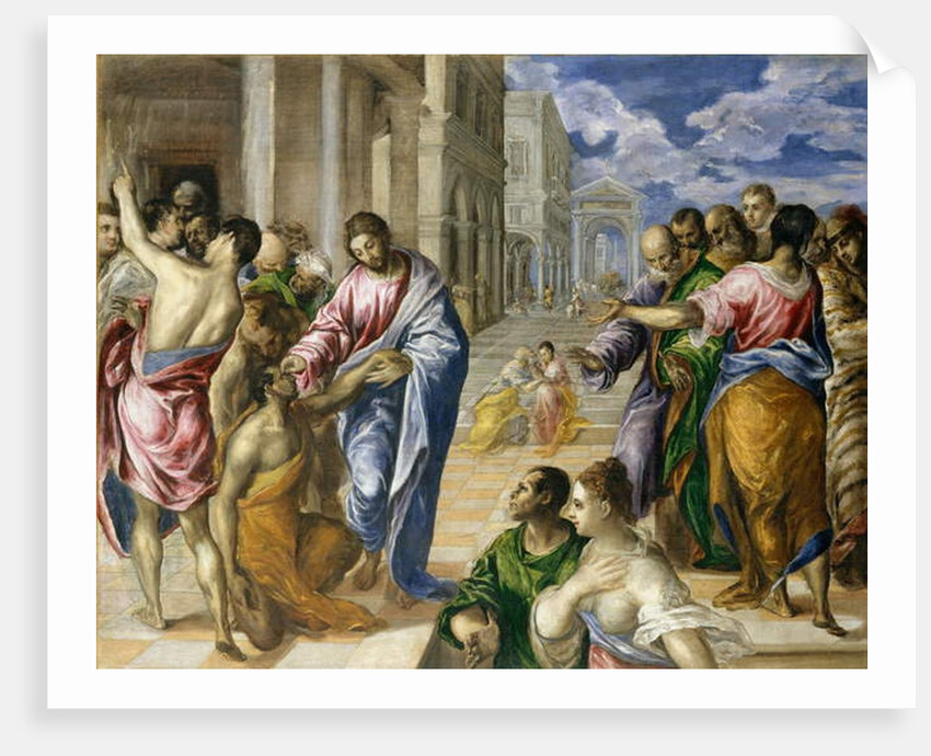 Christ Healing the Blind, c.1570 by El Greco