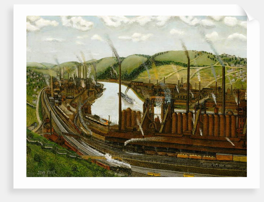 The Monongahela River Valley, Pennsylvania, 1931 by John Kane