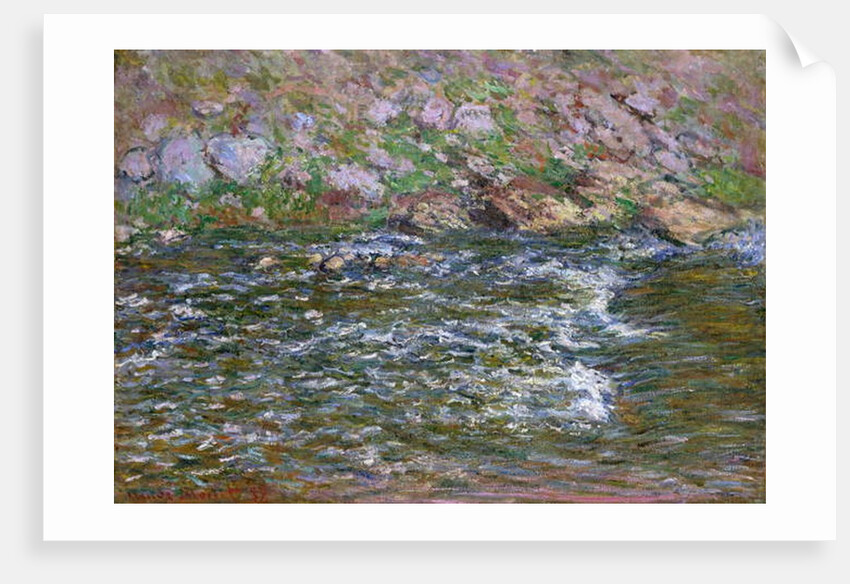 Rapids on the Petite Creuse at Fresselines, 1889 by Claude Monet