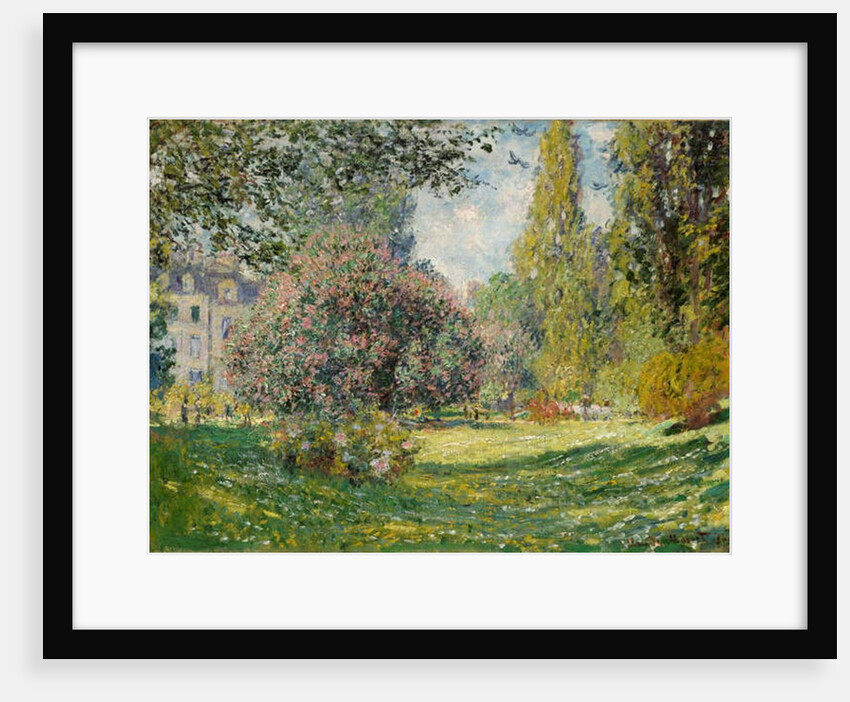 Landscape: The Parc Monceau, 1876 by Claude Monet