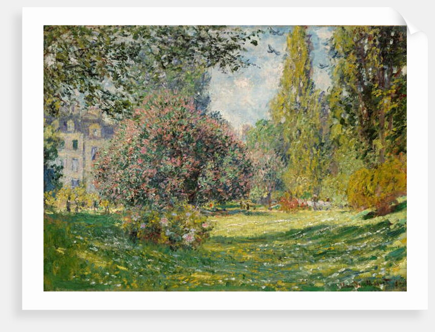 Landscape: The Parc Monceau, 1876 by Claude Monet