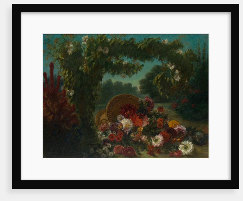 Basket of Flowers, 1848-49 by Ferdinand Victor Eugene Delacroix