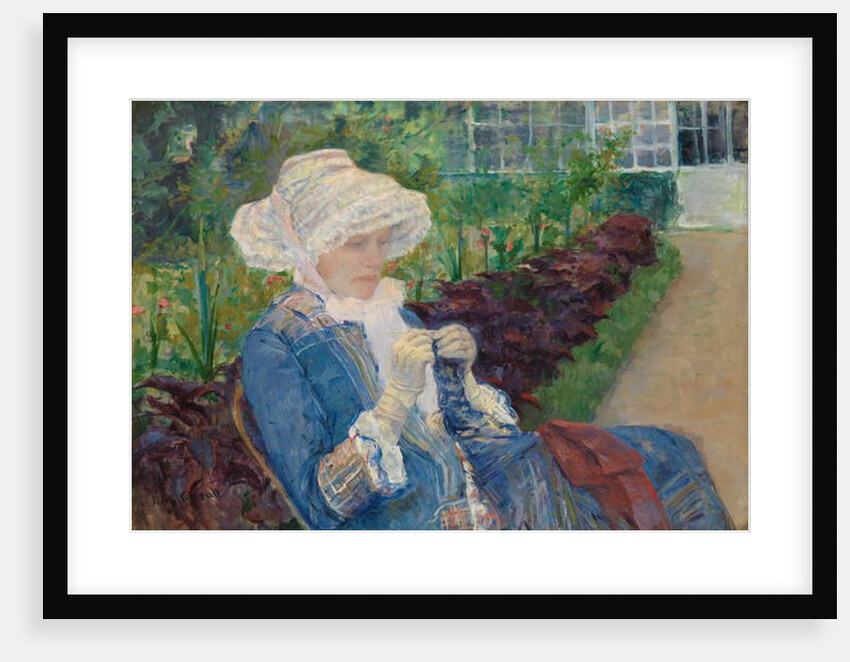 Lydia Crocheting in the Garden at Marly, 1880 by Mary Stevenson Cassatt