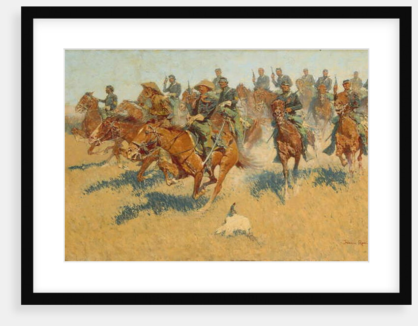 On the Southern Plains, 1907 by Frederic Remington