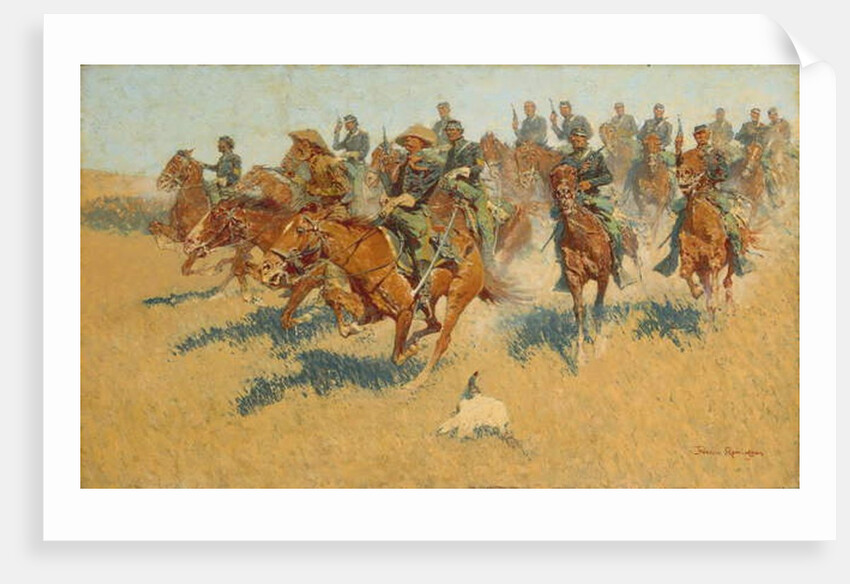 On the Southern Plains, 1907 by Frederic Remington