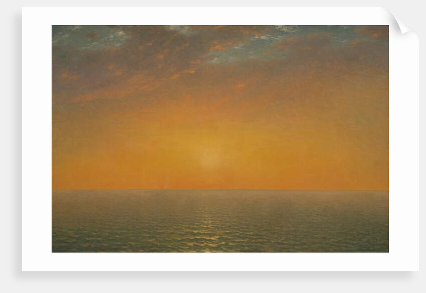 Sunset on the Sea, 1872 by John Frederick Kensett