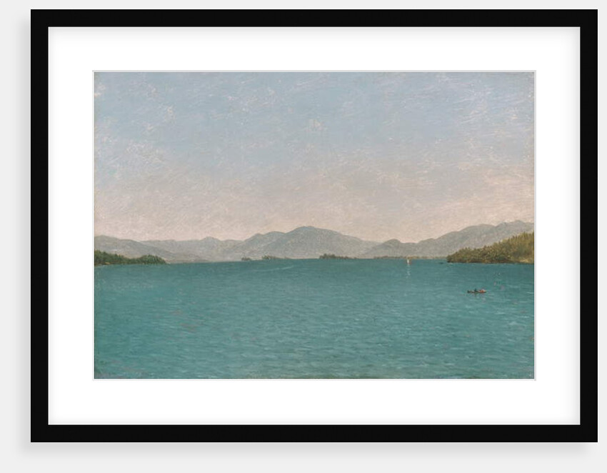 Lake George, Free Study, 1872 by John Frederick Kensett