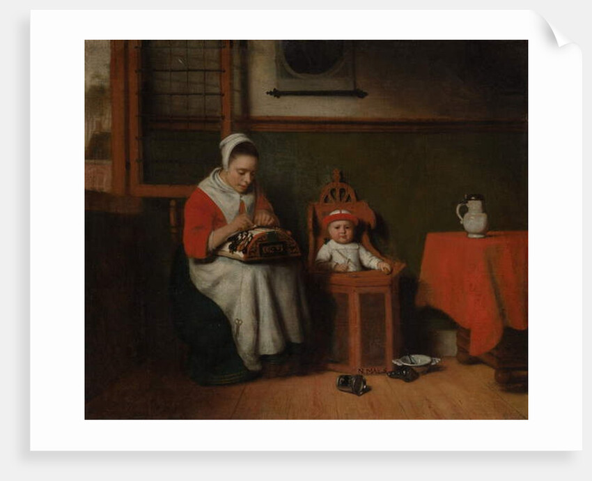 The Lacemaker, c.1656 by Nicolaes Maes