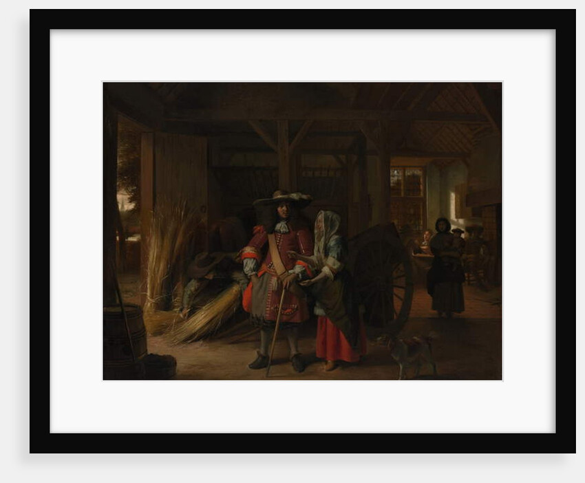 Paying the Hostess, c.1670 by Pieter de Hooch