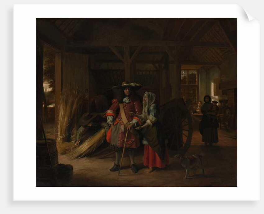 Paying the Hostess, c.1670 by Pieter de Hooch