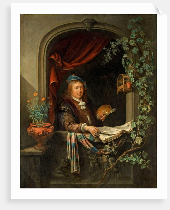 Self Portrait, c.1665 by Gerrit or Gerard Dou