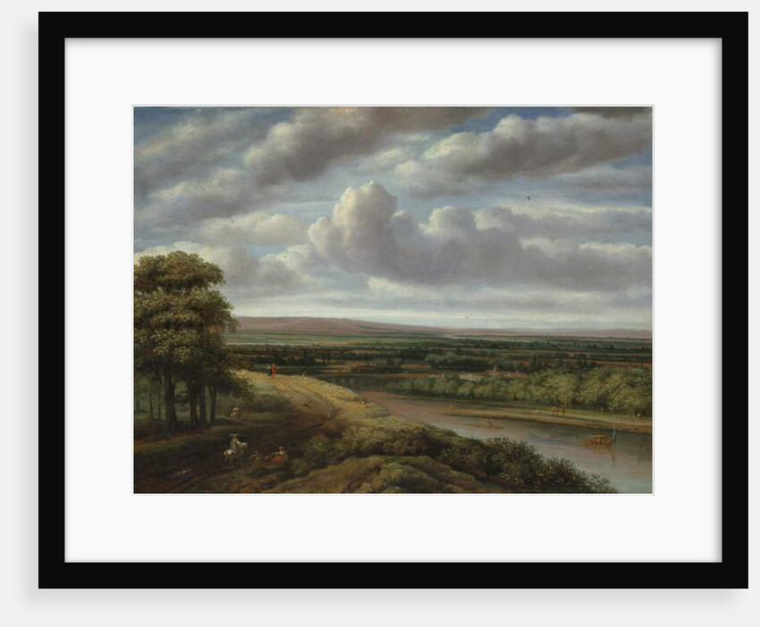 An Extensive Wooded Landscape, 1670s by Phillips de Koninck