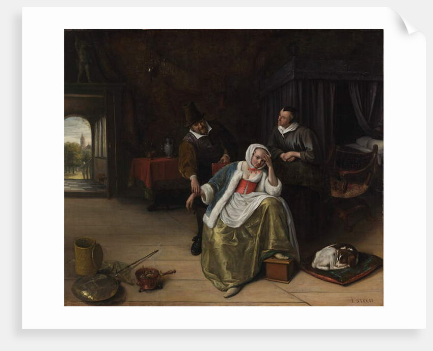 The Lovesick Maiden, c.1660 by Jan Havicksz. Steen