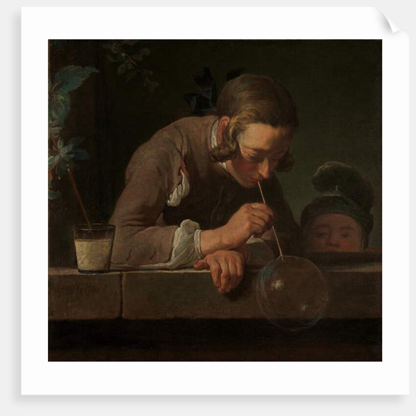 Soap Bubbles, c.1733-34 by Jean-Baptiste Simeon Chardin