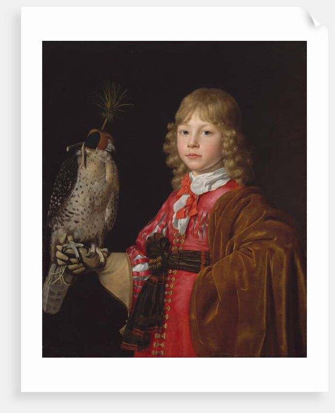 Portrait of a Boy with a Falcon by Wallerant Vaillant