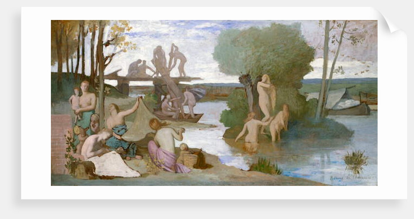 The River, c.1864 by Pierre Puvis de Chavannes