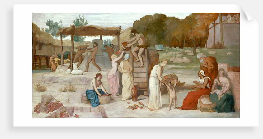 Cider, c.1864 by Pierre Puvis de Chavannes