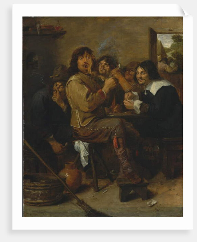 The Smokers, c.1636 by Adriaen Brouwer