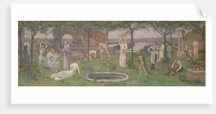 Inter Artes et Naturam, c.1890-95 by Pierre Puvis de Chavannes