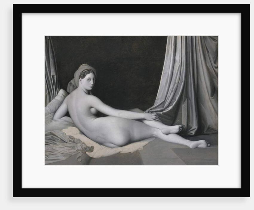 Odalisque in Grisaille, c.1824–34 by Jean Auguste Dominique Ingres