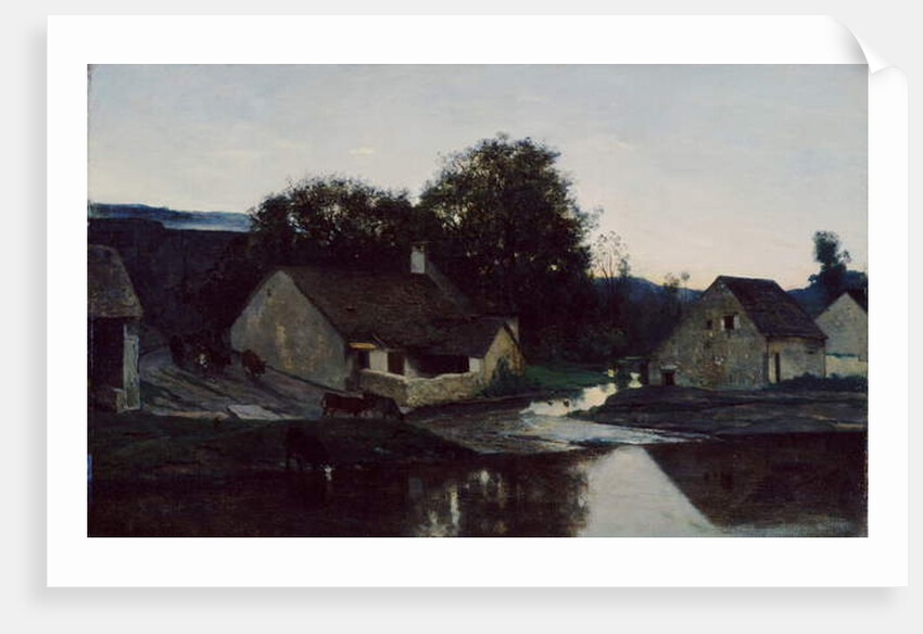 The Hamlet of Optevoz, c.1852 by Charles Francois Daubigny