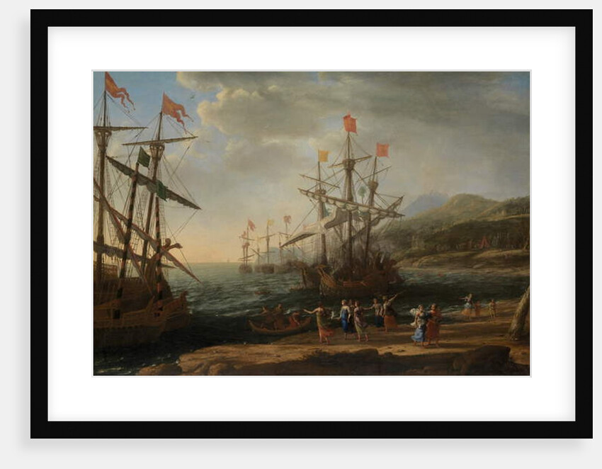 The Trojan Women Setting Fire to Their Fleet, c.1643 by Claude Lorrain (1600-82)