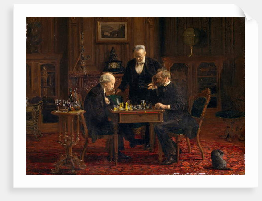 The Chess Players, 1876 by Thomas Cowperthwait Eakins