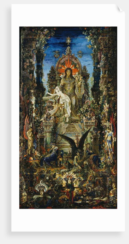 Jupiter and Semele, 1894-95 by Gustave Moreau