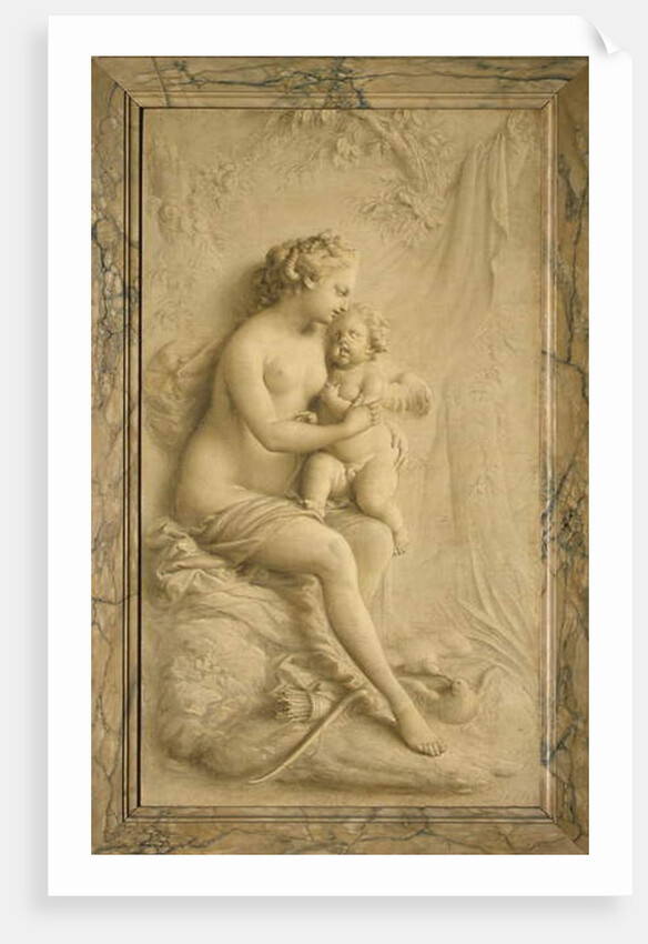 Venus and Cupid by Piat-Joseph Sauvage