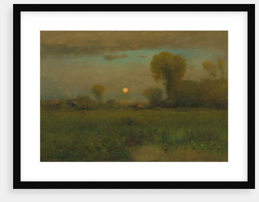 Harvest Moon, 1891 by George Snr. Inness