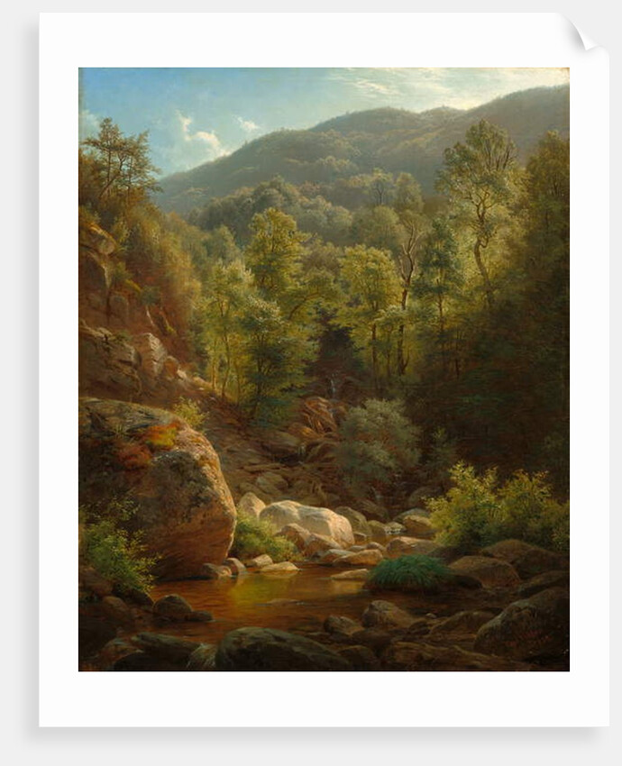 Scene in the Catskills, 1858 by Paul Weber