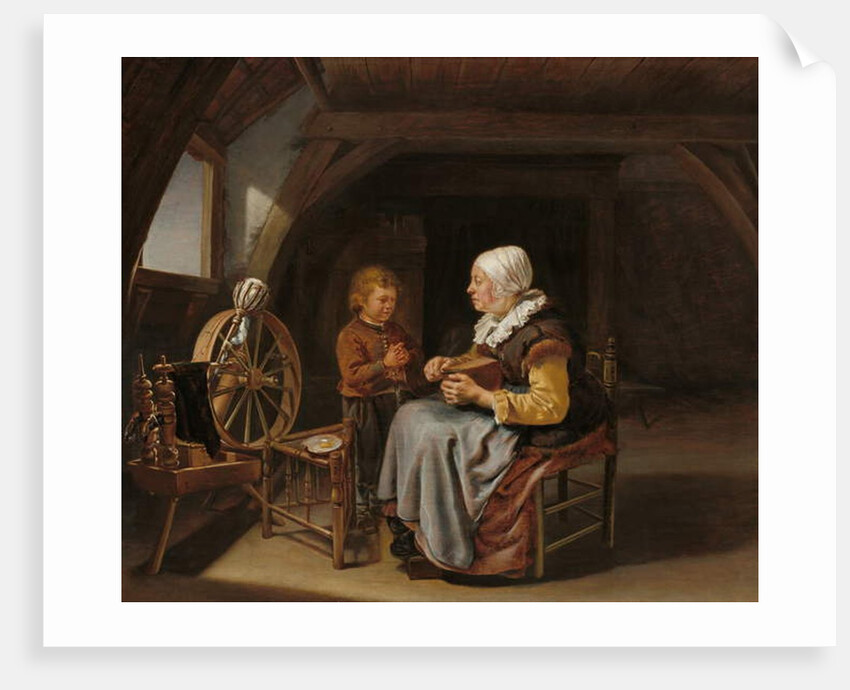 Saying Grace, c.1650-55 by Frans van Mieris