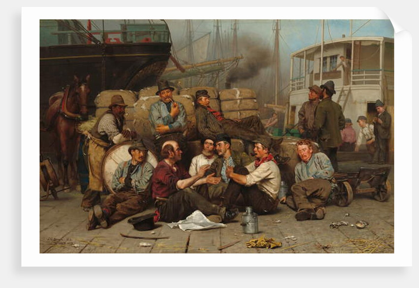 The Longshoremen's Noon, 1879 by John George Brown
