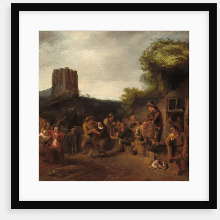 Conviviality Near the Inn, c.1650 by Constantin Daniel van Renesse